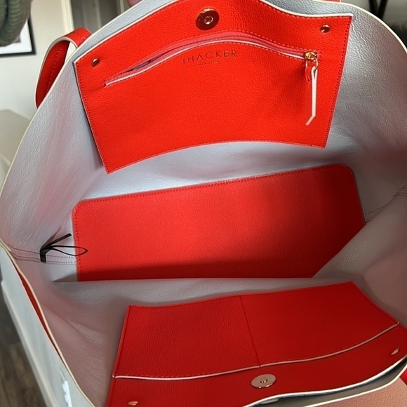 Thacker FRAN LEATHER TOTE - NEVER USED - - Picture 6 of 8